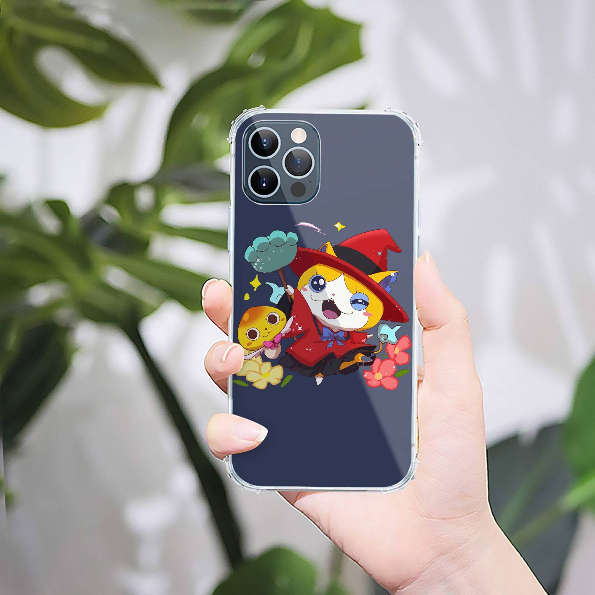 （画像用） 妖怪ウォッチ Yo-kai Watch 【iPhone 12シリーズ対応】透明スマホケース（クリアソフトケース）